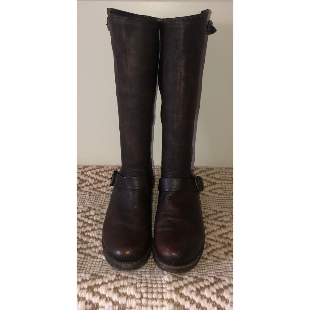FRYE Women’s Veronica Slouch Boots (77609), Brown, Size 9.5